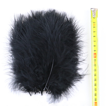  Black feather clothing accessories Shooting props Jewelry accessories Decoration materials Hair accessories DIY handmade materials