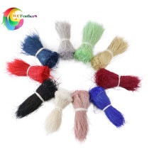  Peacock wool silk off-dyed feathers color decorative materials with jewelry embellishment mesh bridal veil photography