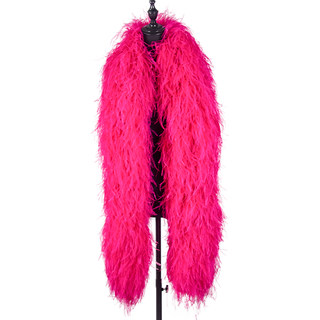 Thickened and velvet ostrich feather clothing material