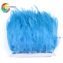 New products listed Rooster sharp hair lace clothing wool material cloth belt DIY accessories design Lake blue one meter start