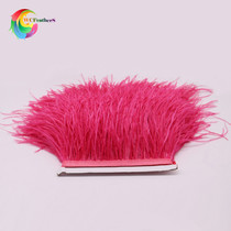  Warm book feather sales Ostrich wool cloth edge 10-15cm one meter one piece West Red jewelry accessories lace accessories