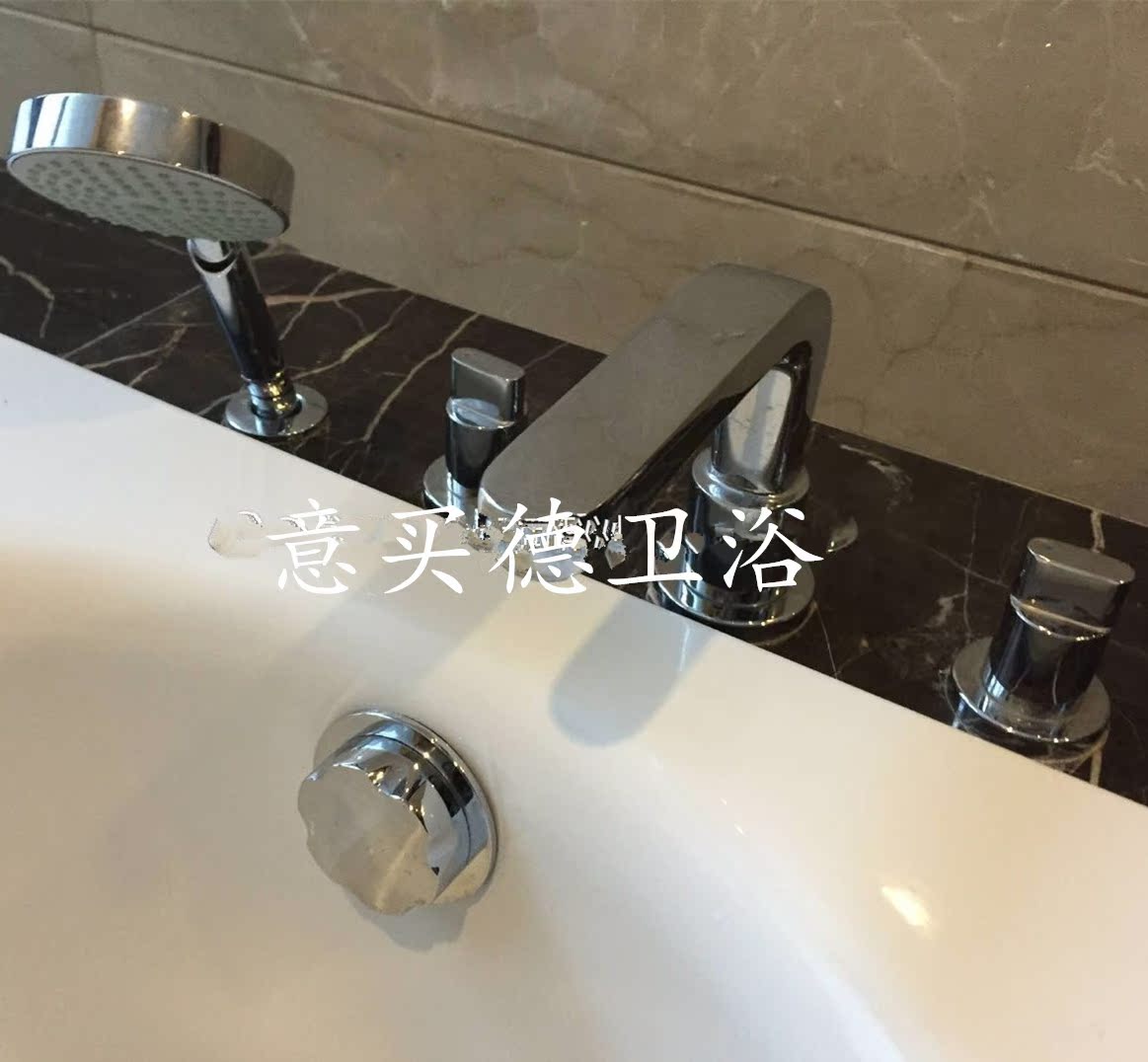 German Hansgrohe Dream Diverse S 4 holes curling bathtub tap 31443007 13244180