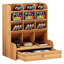 Pen holder Creative storage box Stationery office sundries Desktop simple ornaments finishing rack Desk cute pen holder storage