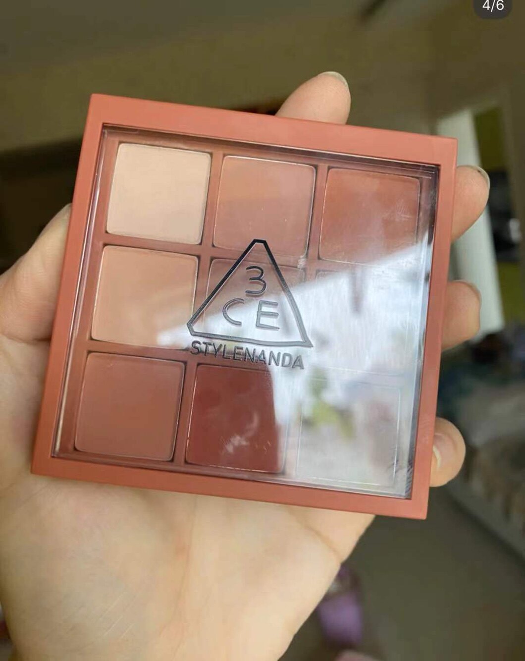 Тени для век 3ce九宫格眼影盘douquet/overtake/dear nude /smoother 亚克力盘