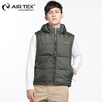  AIRTEX Yate casual mens jacket cotton vest autumn and winter cold-proof and warm lightweight vest cotton jacket jacket