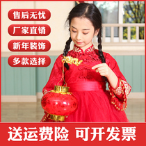 Luminous portable lantern lantern Lantern Lantern Spring Festival New Years Day New Years Day Outdoor balcony Light LED luminous small lantern