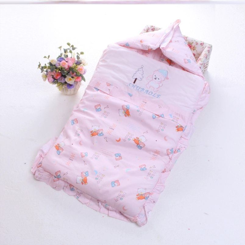 Bọc vải chống gió xe hơi sơ sinh cotton túi ngủ cho bé dày chống lạnh cho bé cung cấp loại khóa kéo hai chiều - Túi ngủ / Mat / Gối / Ded stuff