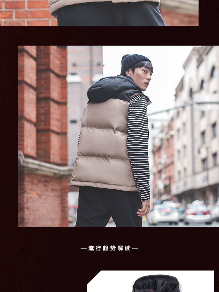 Li Ning down vest nam 2018 mùa đông mới thể thao áo khoác ấm áp mùa đông vịt trắng xuống quần áo thể thao áo khoác thể thao nam adidas