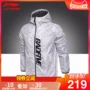 Áo khoác thể thao nam Li Ning 2018 thu đông và áo len trùm đầu áo len dài tay mỏng ngụy trang áo gió thể thao quần áo nam áo khoác muji