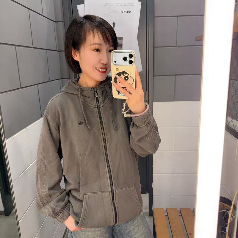 Adidas/Adidas Genuine Trefoil Women's Sports Knitted Casual Loose Jacket Jd0054 Adidas/Adidas Genuine Trefoil Women's Sports Knitted Casual Loose Jacket Jd0054
