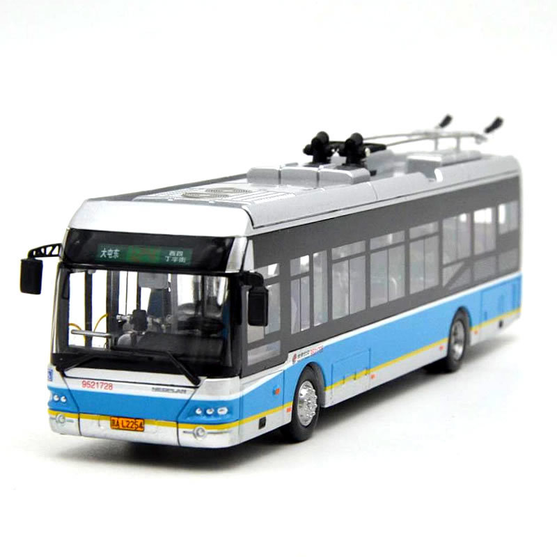 Beijing Bus 1:64 Bjd-Wg120N2 124Th Route Tram Alloy Bus Model