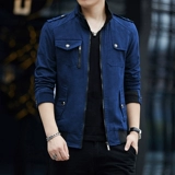 Демисезонная утепленная мужская трендовая куртка для отдыха