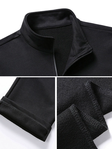 Мужской демисезонный спортивный костюм, универсальный спортивный кардиган для отдыха, комплект