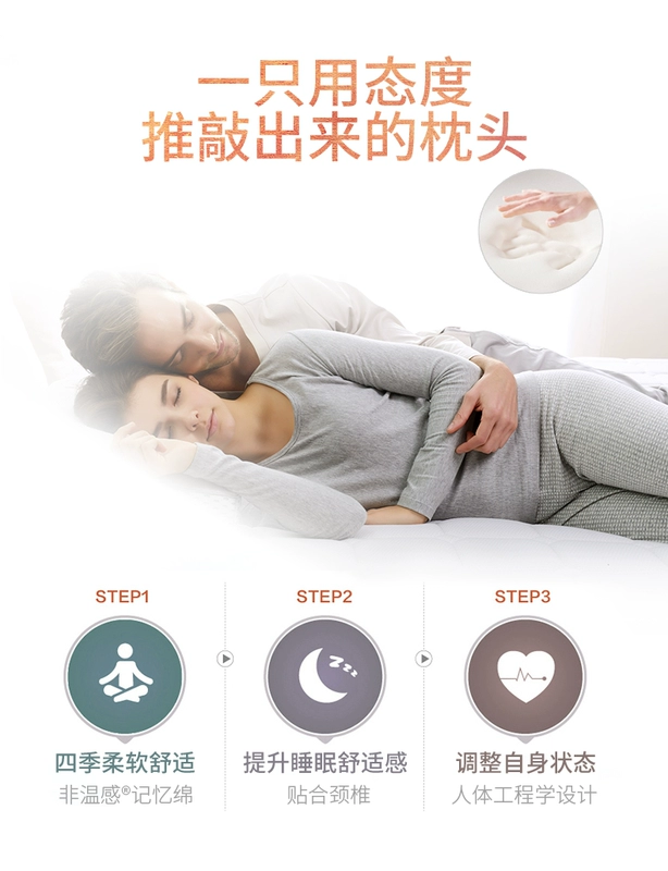 Mlily lily không gian giấc mơ nhớ bọt gối cổ đơn zero áp lực phục hồi chậm lớn gối cổ tử cung Gối - Gối gối chữ u cho bầu