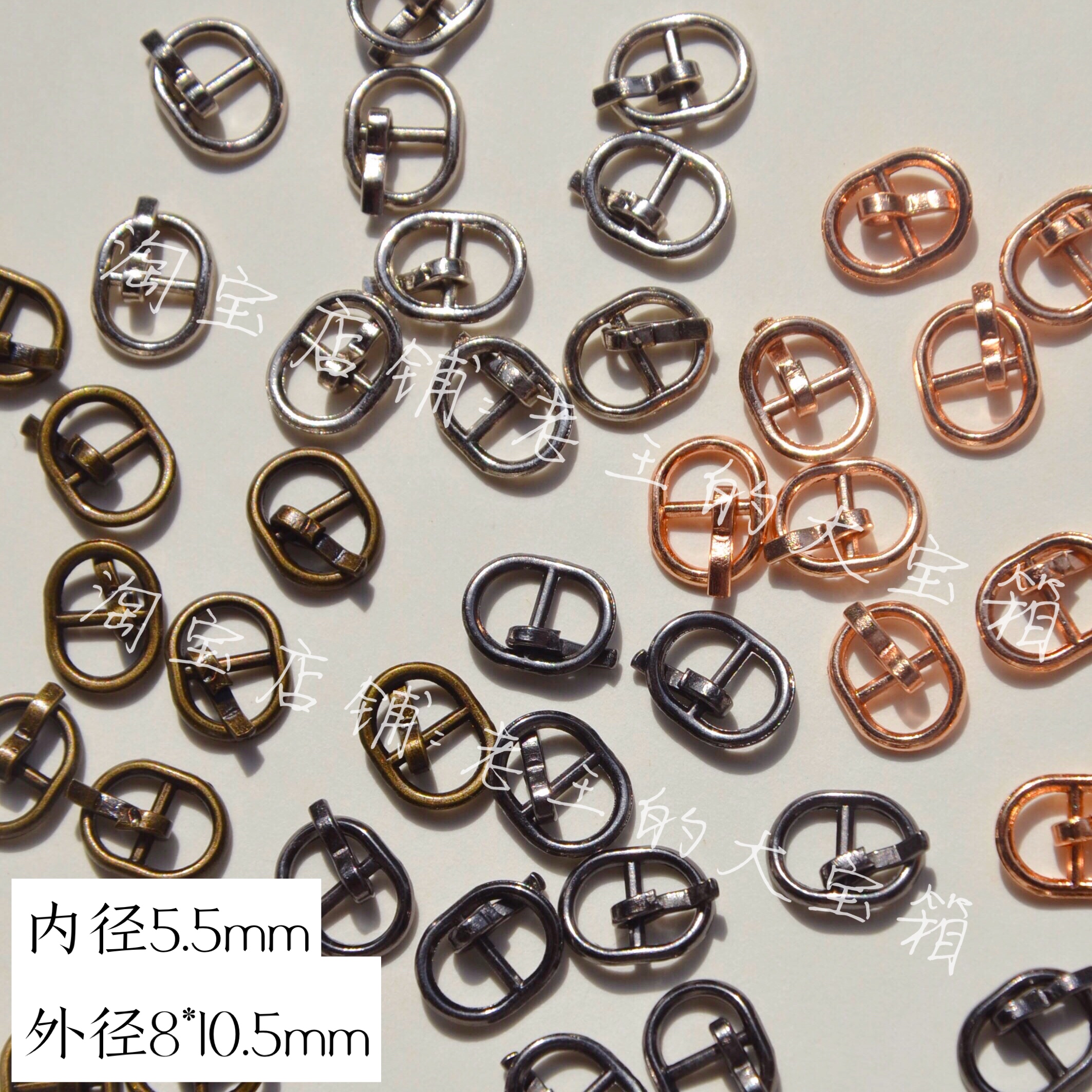 Super mini belt buckle bjd Japanese buckle shoe buckle handmade baby doll hardware accessories