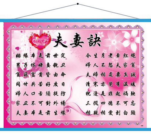 Inspirational celebrity name logo language decorative poster lamination without adhesive mural high 42 5 wide 57CM couple tips