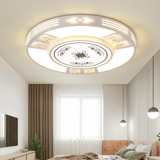 New Chinese-Style Living Room Lamp, Modern, Simple, Elegant, Super Bright, 2026 Smart Voice-Controlled Led Ceiling Lamp, Whole House Package