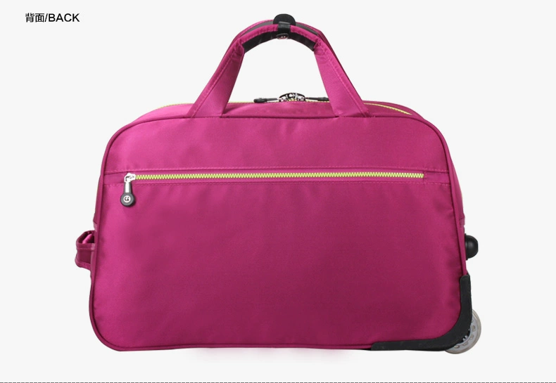 túi du lịch nhỏ Zifang Kinh Doanh Túi Du Lịch Cầm Tay Xe Đẩy Túi Nữ 20-Inch Túi Hành Lý Gấp Xe Đẩy Ốp Lưng nam Oxford Hộp Vải túi đi du lịch balo du lịch loại lớn