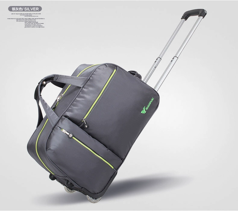 túi du lịch nhỏ Zifang Kinh Doanh Túi Du Lịch Cầm Tay Xe Đẩy Túi Nữ 20-Inch Túi Hành Lý Gấp Xe Đẩy Ốp Lưng nam Oxford Hộp Vải túi đi du lịch balo du lịch loại lớn