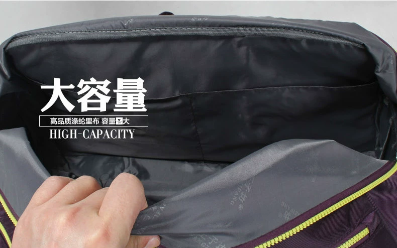 túi du lịch nhỏ Zifang Kinh Doanh Túi Du Lịch Cầm Tay Xe Đẩy Túi Nữ 20-Inch Túi Hành Lý Gấp Xe Đẩy Ốp Lưng nam Oxford Hộp Vải túi đi du lịch balo du lịch loại lớn
