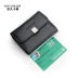 Thẻ mini túi da nam đa thẻ chủ thẻ organ chủ thẻ kinh doanh đơn giản Thẻ tín dụng nữ đặt ví tiền xu ngắn - Chủ thẻ
