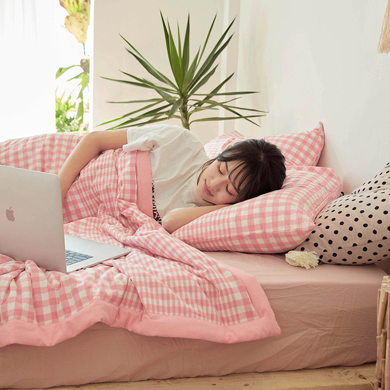 Pure cotton air conditioning Summer cool quilted by full cotton summer by thin section Quilt Summer Cover by Core Summer Next 1 m 2 5 5 8 8