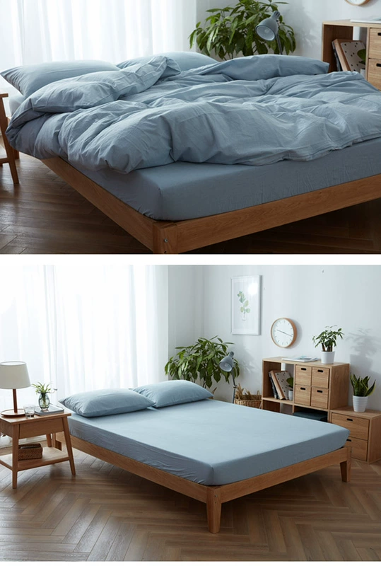 Giường cotton 笠 1.2 đơn chiếc 1.35 cotton 1.5m1.8 m 2x2.2 tùy chỉnh 1.9 trẻ sơ sinh 135 tùy chỉnh 2.0 ga trải giường chun đẹp	