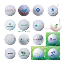 Golf personnalisé impression logo couleur jeu balle cadeau impression personnalisée balle trou-en-un impression commémorative