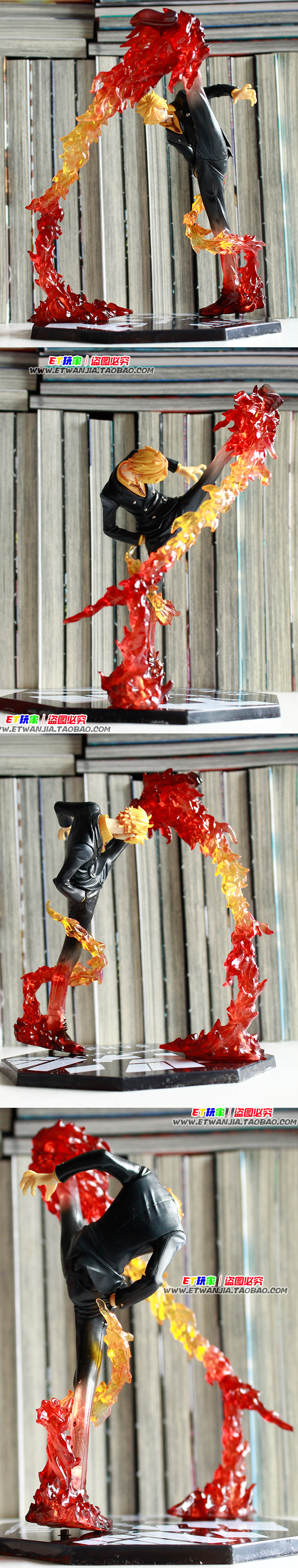 Spot anime cướp biển đóng hộp PVC đồ chơi văn phòng mô hình lửa nắm tay đường bay solo Luoshan - Capsule Đồ chơi / Búp bê / BJD / Đồ chơi binh sĩ mô hình nhân vật