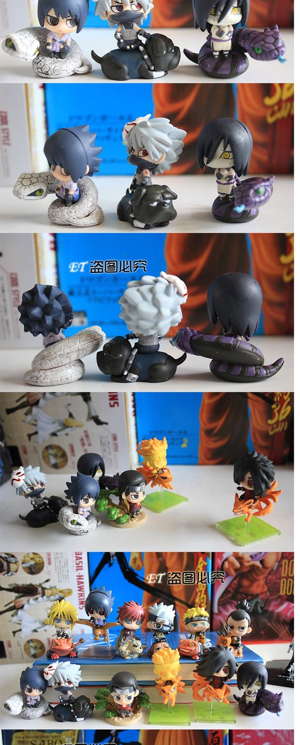 Bóng lửa mắt muỗi ba quả bom đốm PVC mô hình đồ chơi làm bằng tay Ze Ming người Sasuke Kakashi - Capsule Đồ chơi / Búp bê / BJD / Đồ chơi binh sĩ mô hình one piece có khớp