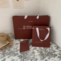nullthing original design : handbag gift bag high - end gift bag shopping package bag
