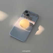 nullthing original lunar eclipse acrylic bracket irregular circular airbag support creative mobile phone bracket