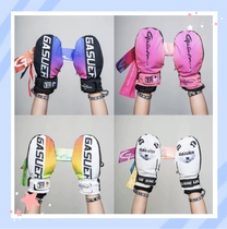 gasuer ski gloves Men and women waterproof and heating double single board Kevlar to wear muffled wrists