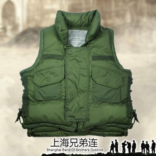 Shanghai brothers] Vietnam War version of the M69 white down vest winter vest resident evil with the same section