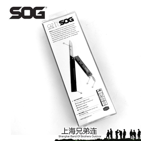 SOG Sog BATON series Q2 LED intense light flashlight bottle opener multifunction EDC tool