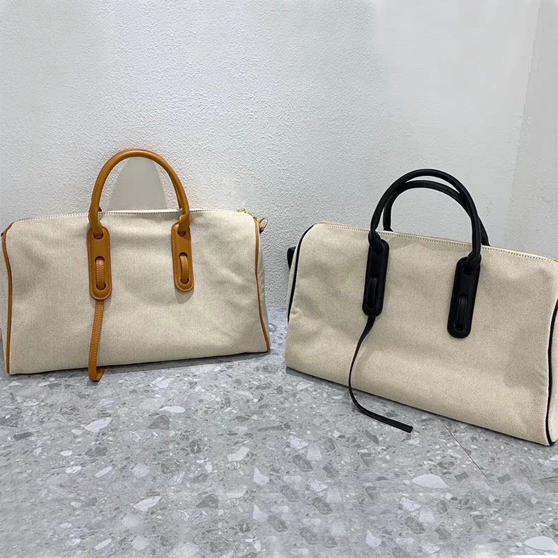 Canvas portable short-distance travel bag women's lightweight large-capacity portable storage travel travel boarding luggage bag men's tide