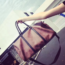 New simple fashion consignment short trip travel bag female portable shoulder messenger multi-functional business travel bag tide