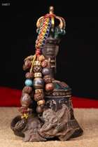 Folk collection of old copper tires purely hand-made chiseled painted and painted old rattles q