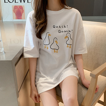 Net red maternity clothes summer cotton white t-shirt womens cec short-sleeved loose student t-shirt base shirt top tide