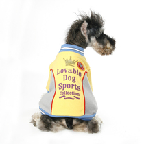 Doug Crown Baseball Jacket Dog Pet Clothes Teddy Schnauzer Cat Clothes Autumn and Winter