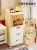 Bathroom Gap Storage Cabinet, Drawer-Type Bathroom Narrow Gap Cabinet, Bedside Living Room Snack and Toy Storage Rack