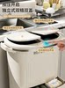 Kitchen Trash Can for Home Use, 2025 New Model, Japanese-Style, Dedicated for Dry and Wet Separation, Large Capacity, No Need to Bend Over, Food Waste Bin