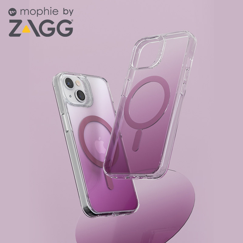 ZAGG Apple 13 transparent magnetic phone protection shell Gradual Layer Full Pack Anti-Fall Protection Shell iPhone13promax Protective Shell Shell Transparent Magnetic Suction Shell 6 7 Inch 13pro and