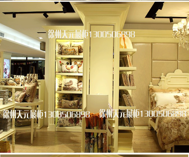 Tianyuan nhà dệt trưng bày trưng bày nướng véc ni Hiển thị trường hợp tùy chỉnh giường bộ đồ gỗ