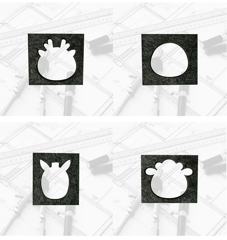 Nỉ len cảm thấy chất liệu mới làm quen DIY tay mốc cây mao lương tình yêu Lên trên needlefelt thêu mẫu công cụ - Công cụ & vật liệu may DIY suốt chỉ