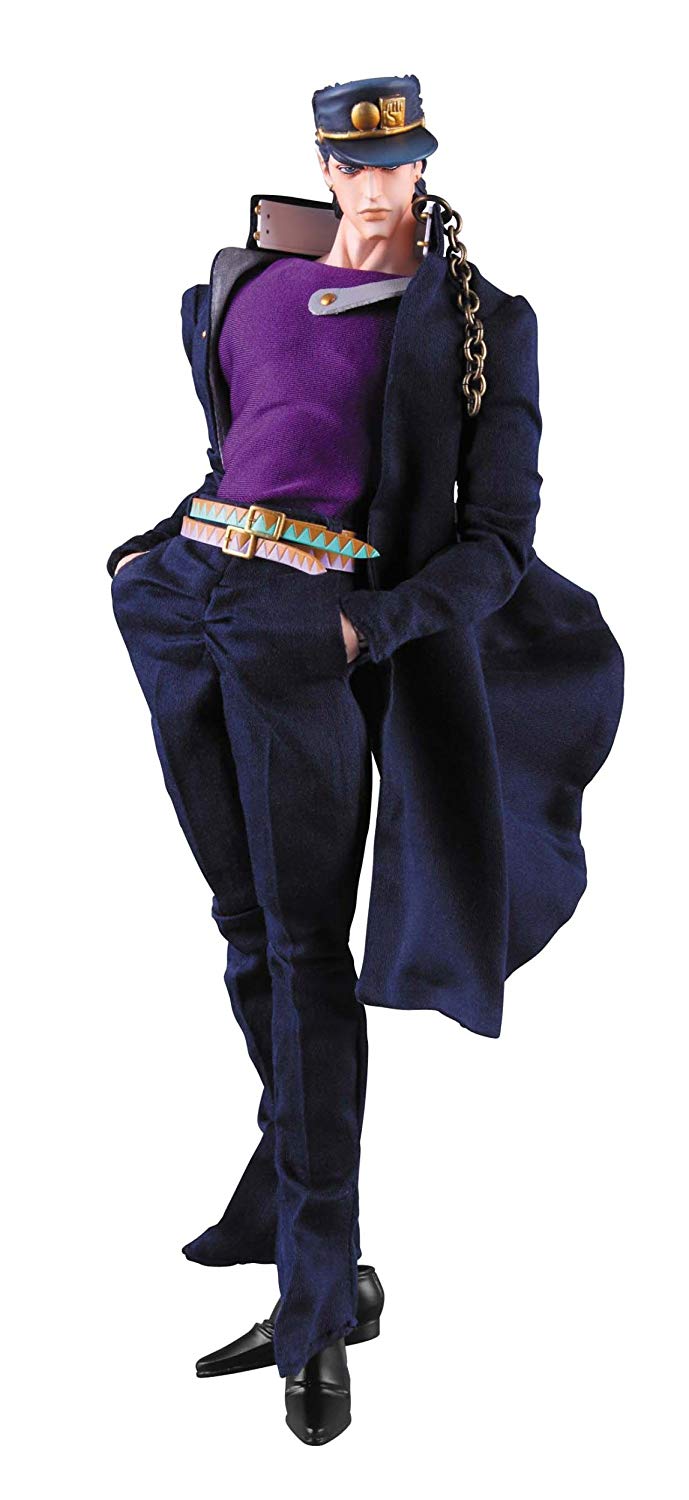 日本代購medicom超像可動jojo奇妙冒險空條承太郎rah1 6第3部模型