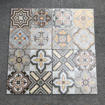 Retro style antique brick 300 x 300mm matt anti-slip kitchen bathroom balcony parquet with small brick and close puzzle