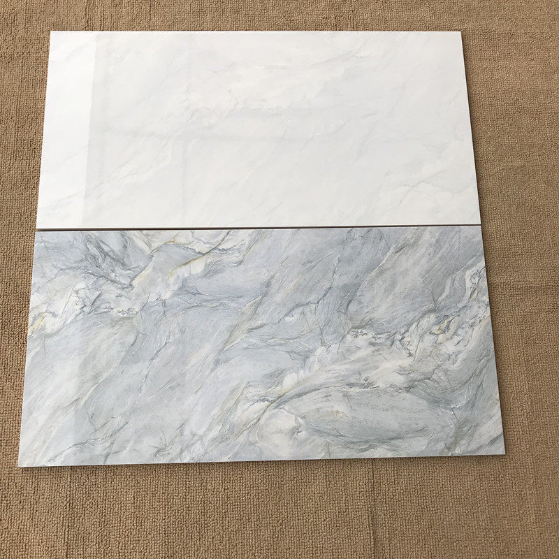 300 600MM light blue kitchen and bathroom wall tiles and floor tiles Postmodern Jane European interior wall tiles balcony microcrystalline glazed tiles