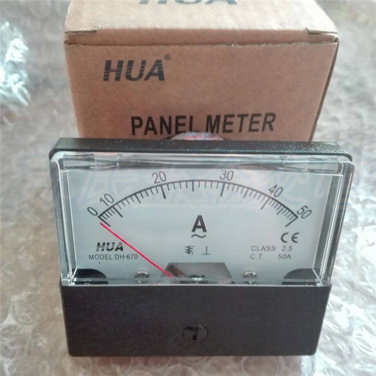 Huawei HUA pointer type current voltmeter DH670 1A 3A 5A 10A 450V multi-specification