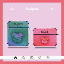 Kaws violent bear AirPods protective cover airpods pro third generation shell airports silicone soft airpod2 Tide brand personality Apple wireless Bluetooth ear